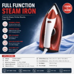 High-Power Home Steam Iron Spd-Kw268 - Image 2
