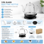 2.0L Glass Electric Kettle Spd-Pk1068 - Image 3