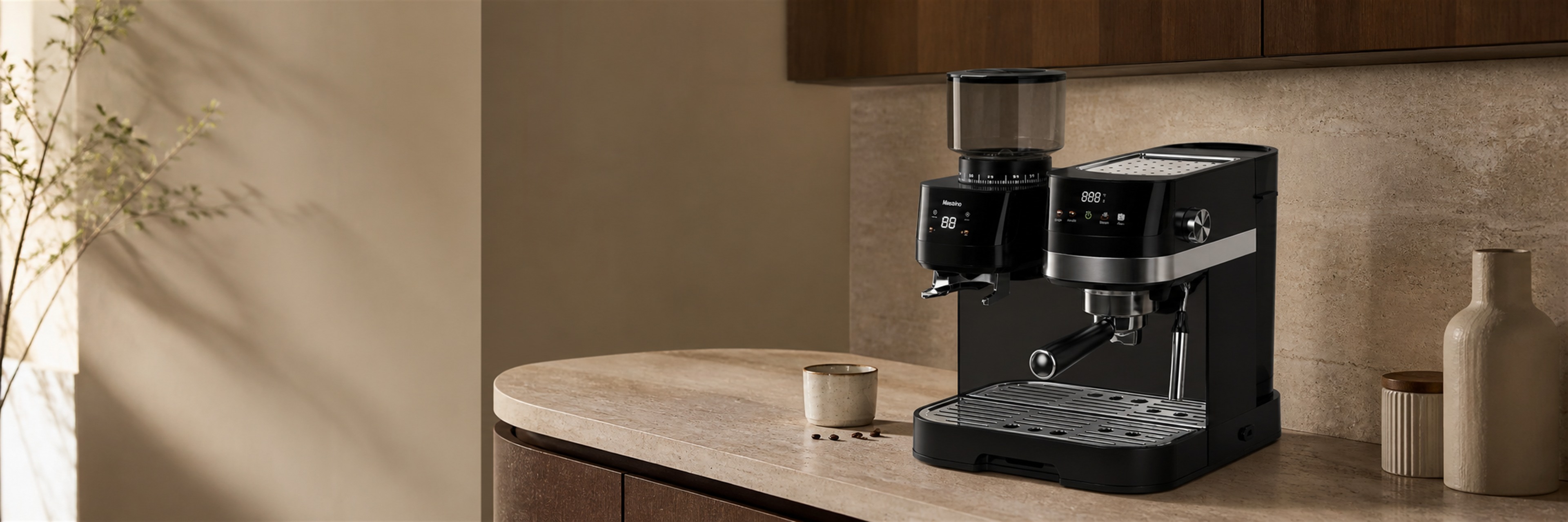 UNITRAO premium all-in-one grinding espresso machine for wholesale buyers